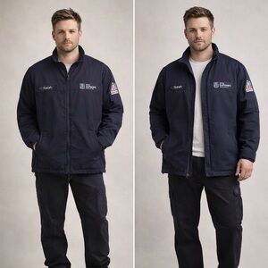 Bulwark FR Flame Resistant Electrician Work Coat Navy CAT 3 29 ATPV NWT